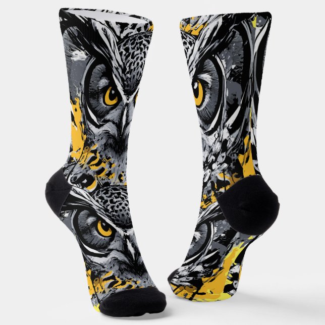 Chaussette Chouette - Chaussettes de Chouette - Chouette (Angulaire)