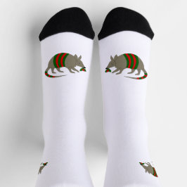 Chaussette Christmas Armadillo Crew Socks
