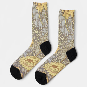 Chaussette Chrysanthème Fleurs de Mère en Fleur de William Mo