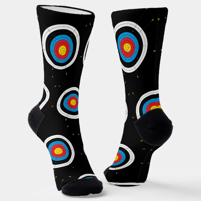 Chaussette Cibles et flèches de tir à l'arc (Angulaire)