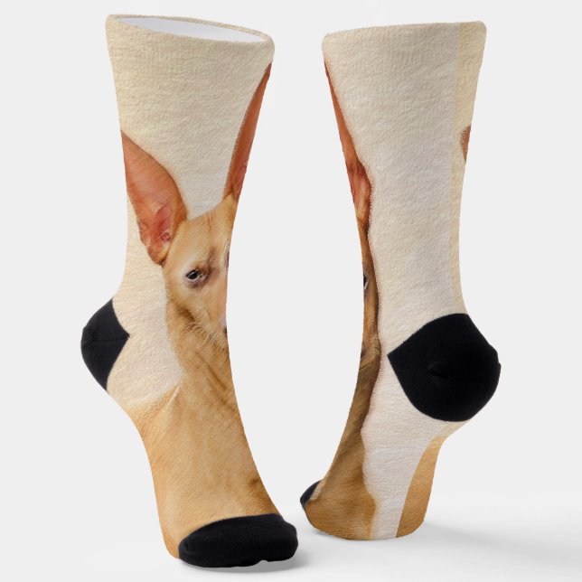 Chaussette Cirneco dell’Etna Peinture - Cute Original Chien A (Angulaire)