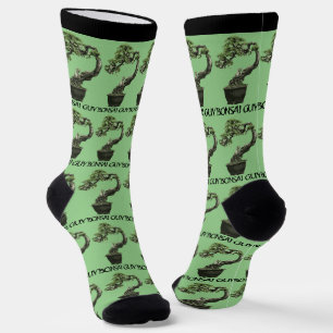 Chaussette Citation drôle de monsieur bonsaï pour chaussettes