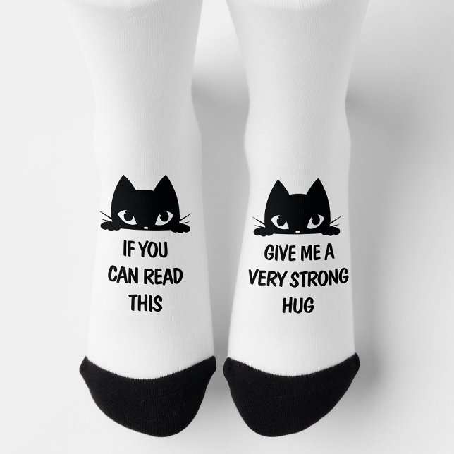 Chaussette Citation romantique Cute Kitty - Chaussettes d'équ (Créateur téléchargé)