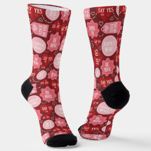 Chaussette Citations de la Saint-Valentin