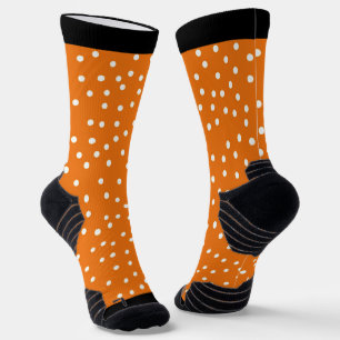 Chaussette Citrouille Orange Poke A Dot Design