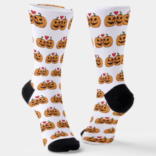 Chaussette Citrouilles de dessin animé