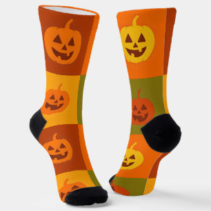 Chaussette Citrouilles Heureuses