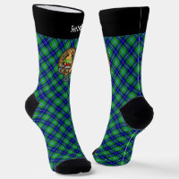 Clan Douglas Crest sur Tartan