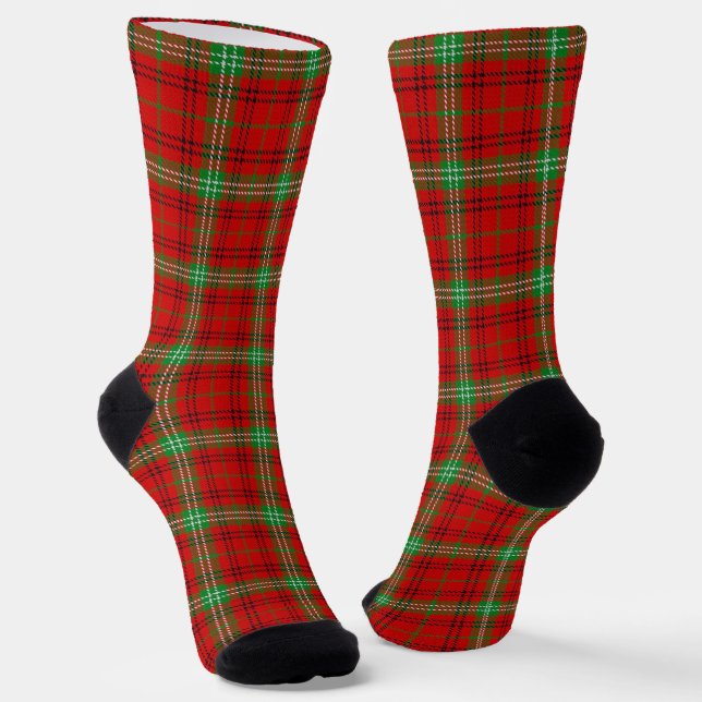 Chaussette Clan Morrison Chaussettes Tartan (Angulaire)