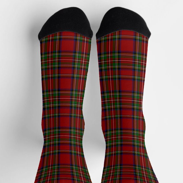Chaussette Clan Stewart Scottish Royal Tartan (Haut)
