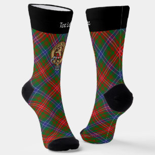 Chaussette Clan Wilson Crest sur Tartan moderne