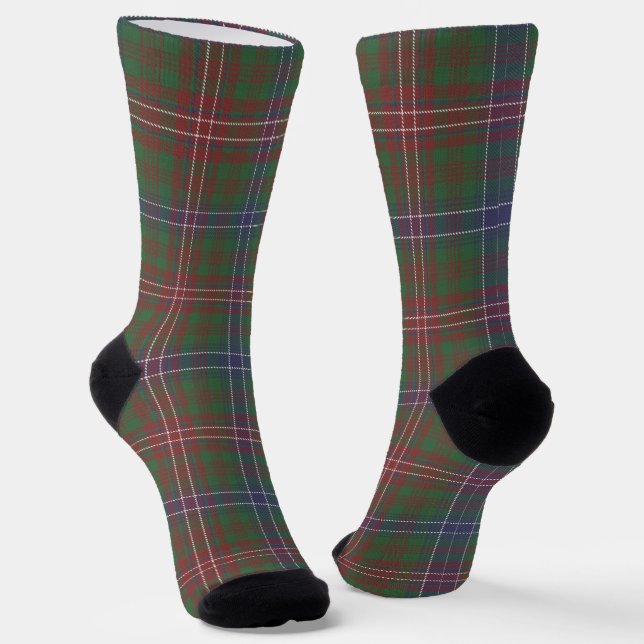 Chaussette Clan Wilson Muted Tartan (Angulaire)