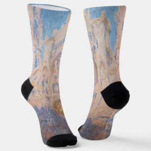 Chaussette Claude Monet - Cathédrale de Rouen au coucher du s
