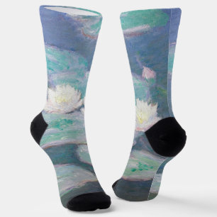 Chaussette Claude Monet - Lys à eau, effet du soir