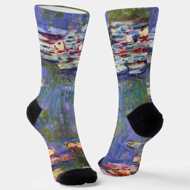 Chaussette Claude Monet - Nymphéas / Nymphéas (Angulaire)