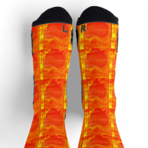 Coeur flamboyant Les chaussettes de Valentine