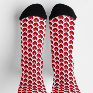 Chaussette cœur rouge amour famille couple mariage relation