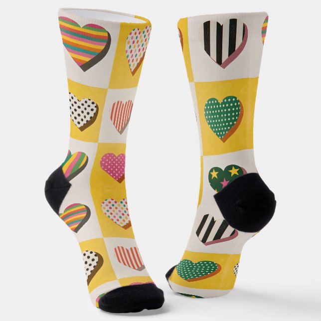 Chaussette Cœurs doux (Angulaire)