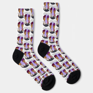 Chaussette Coincé Dans Des Chaussettes D'Équipage Blanches Au