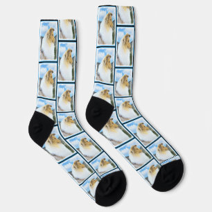 Chaussette Collie Peinture Rough Sable Merle Original Chien A