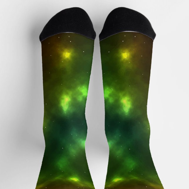 Chaussette Conception de constellations de l'espace cosmique  (Haut)