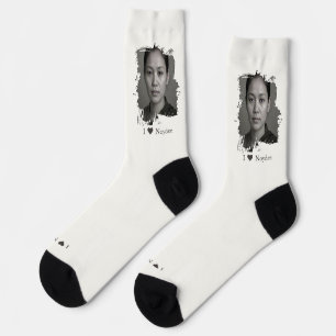Chaussette Conception de coup de pinceau pour votre image et 