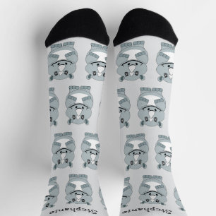 Chaussette Conception de rhinocéros de chaussettes