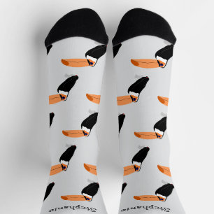 Chaussette Conception de toucan de chaussettes