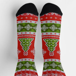 Chaussette Conception scandinave Noël hivernal cosy