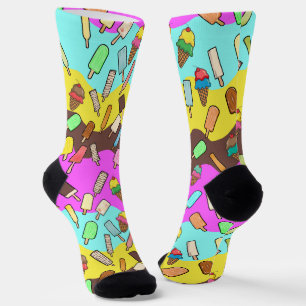 Chaussette Cônes de glace et Napolitain