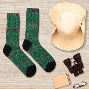 Chaussette Confianza texture textile mandala motif