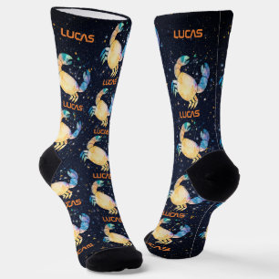 Chaussette Constellation du Cancer Zodiaque Galaxie d'étoiles
