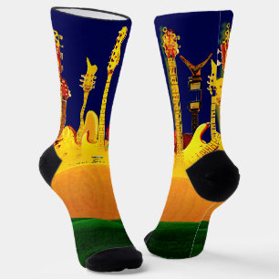 CHAUSSETTE COUCHER DE SOLEIL ÉLECTRIQUE !
