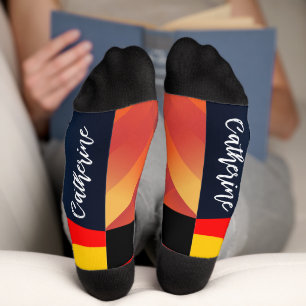 Chaussette Couleur astract homme personnalisable