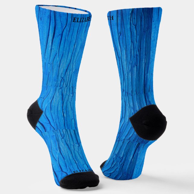 Chaussette Couleur de pêche personnalisée (Angulaire)