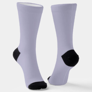 Chaussette Couleur solide pourpre en cuir