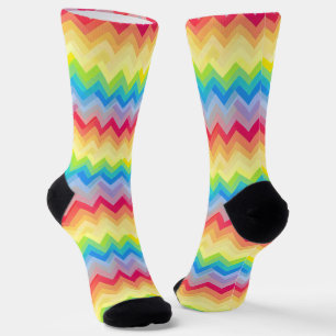 Chaussette Couleurs gaies Abstraites Motif