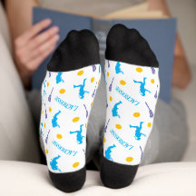 Couleurs vives Female Lacrosse Joueur Chaussettes