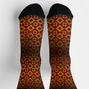Chaussette Cour européenne Style baroque motif floral