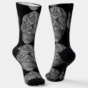 Chaussette Crâne de sucre Jour des morts Thunder_Cove