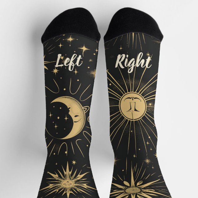Chaussette Create Your Own Man in Moon Celestial (Haut)