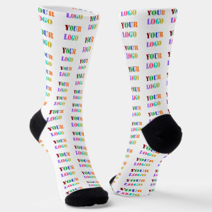 Chaussette Créez vos propres chaussettes avec logo d'entrepri