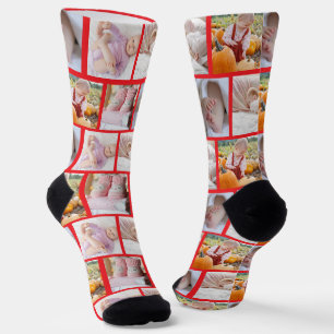 Chaussette Créez vos propres chaussettes d'équipe de collage