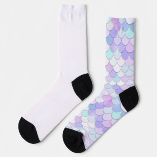 Chaussette Crew Socks calcetines motivo escamas marinas