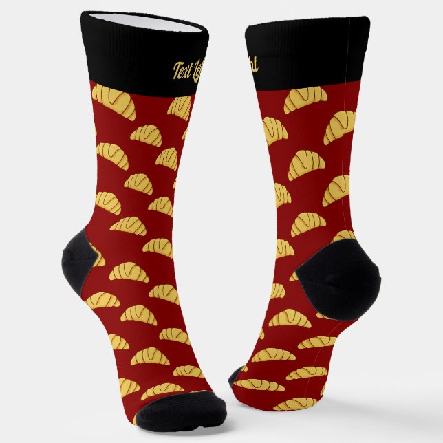 Chaussette Croissant Chaussettes Motifs (Angulaire)