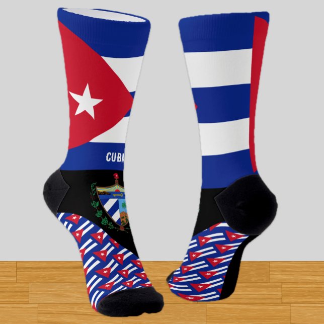 Chaussette Cuba, mode, drapeau cubain, patriotique (Créateur téléchargé)