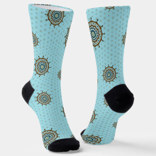Chaussette Cuivre Imaginaire Mehndi