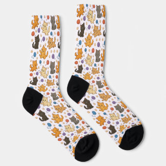 Chaussette Cute Cat Pattern