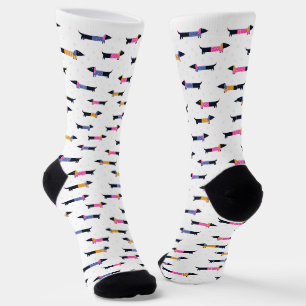 Chaussette Dachshund Motif propriétaire de chien personnalisé