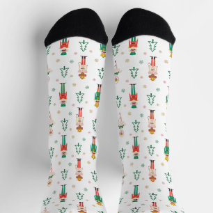 Chaussette Danseuse de Casse-Noisette de Noël festive 